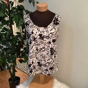 Come Fly With Me by I.C.Y. Tank top Woman’s size large paint splatter pa…